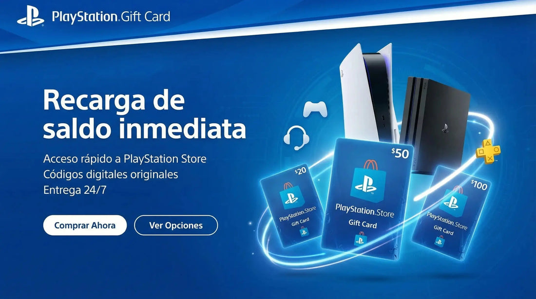 Tarjetas de Regalo PlayStation y PSN Plus Entrega 24/7