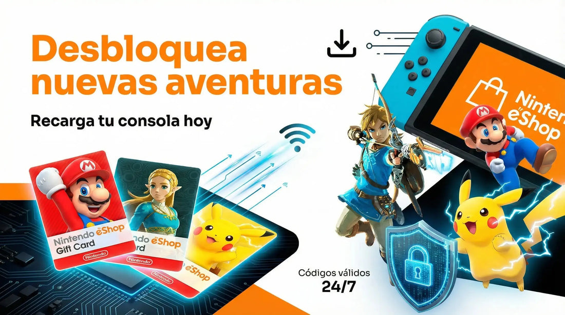 Tarjetas Nintendo eShop Saldo Switch Entrega Inmediata