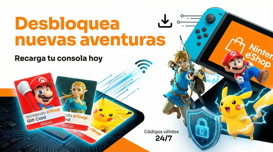 Tarjetas Nintendo eShop Saldo Switch Entrega Inmediata