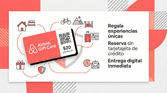 Tarjetas de Regalo Airbnb Crédito Digital para Viajes