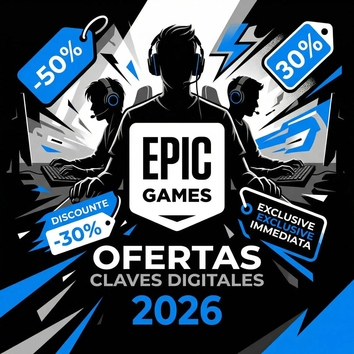 Claves digitales Epic Games económicas 2026 con activación rápida y segura para PC Gaming