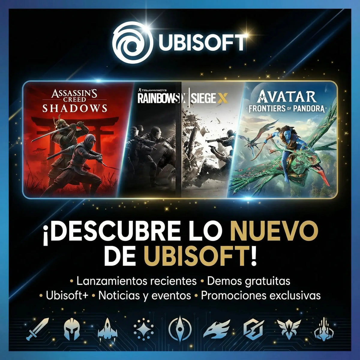 Ubisoft: Mundos Abiertos y Claves Digitales Elite
