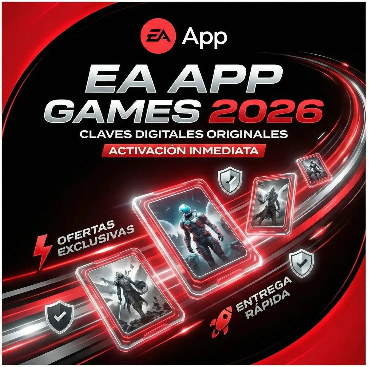 Juegos EA App baratos 2026 con claves digitales originales y entrega inmediata