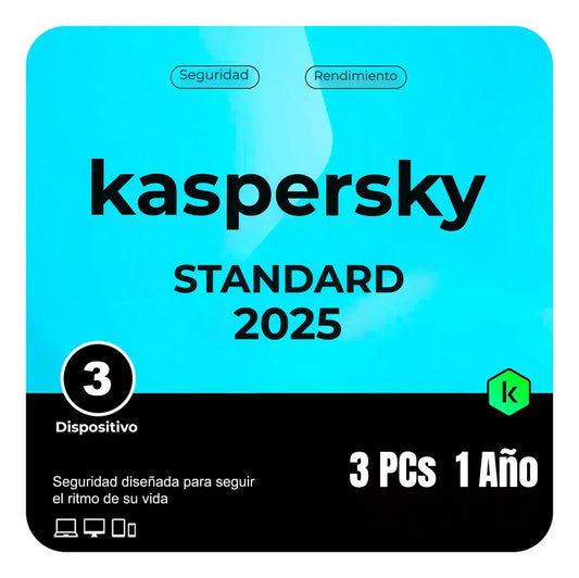 Kaspersky Standard Antivirus compatible con Windows, macOS, Android e iOS