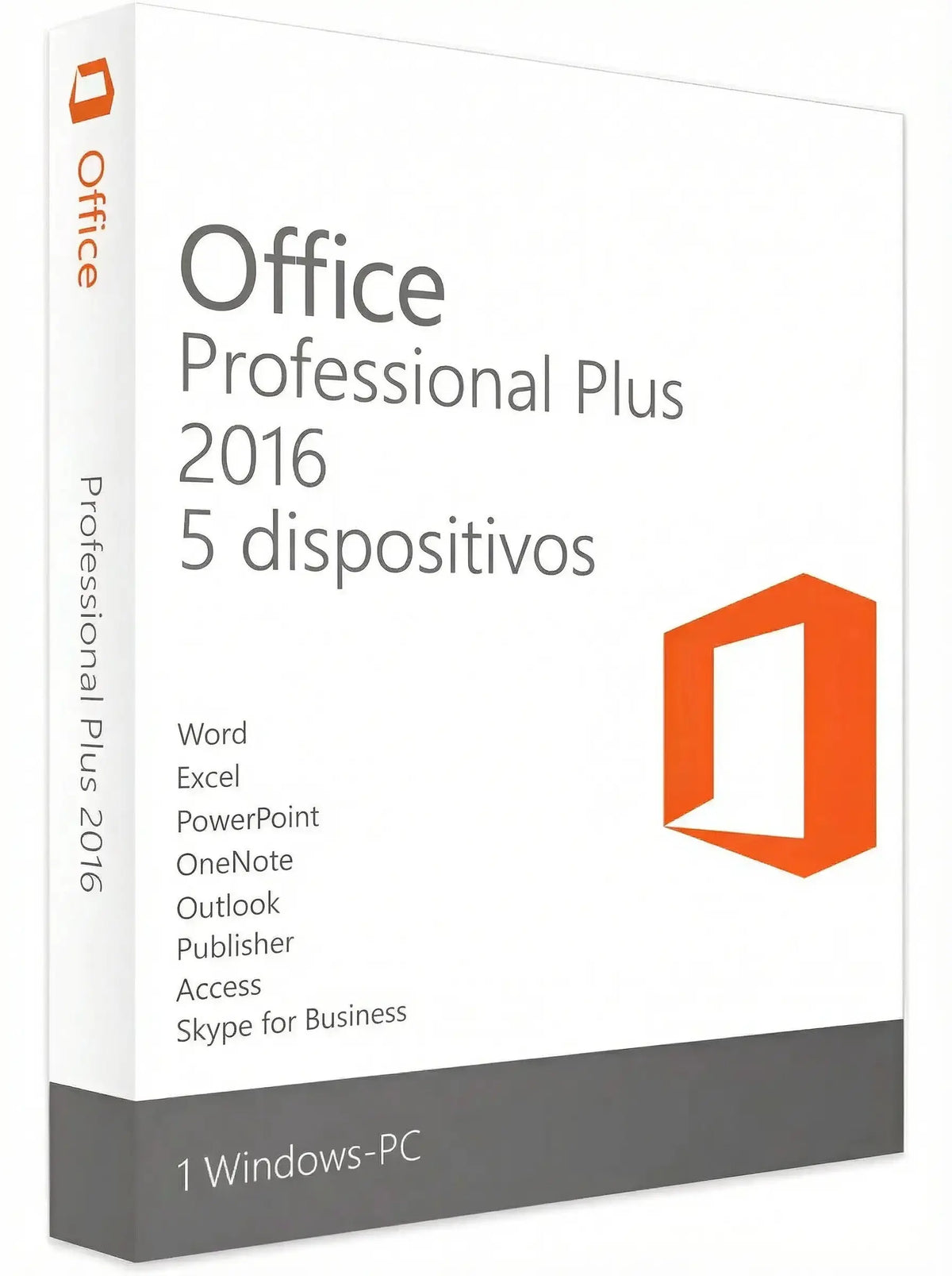 Microsoft Office 2016 Professional Plus – 5 PC - MultiLicen