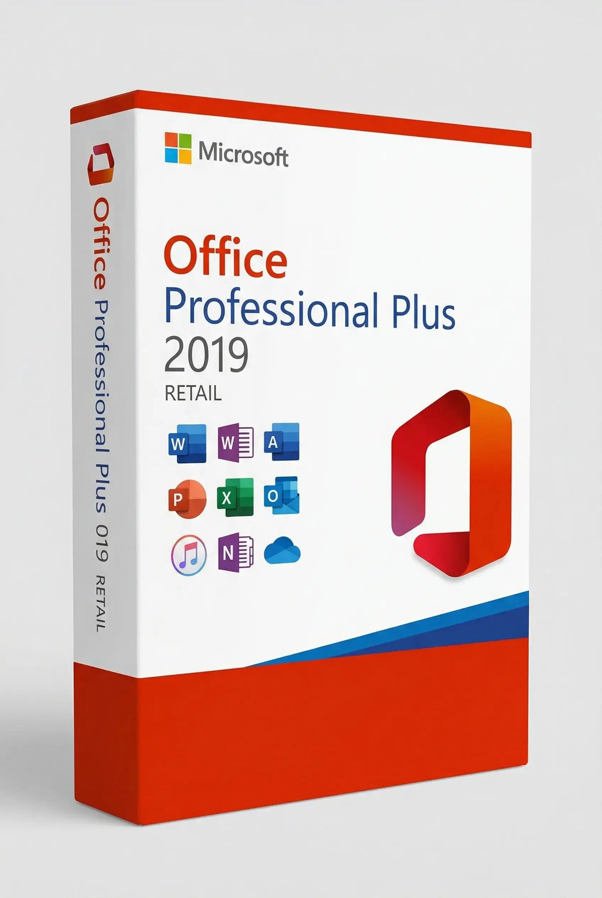 Office 2019 Professional Plus RETAIL original con licencia digital permanente. 