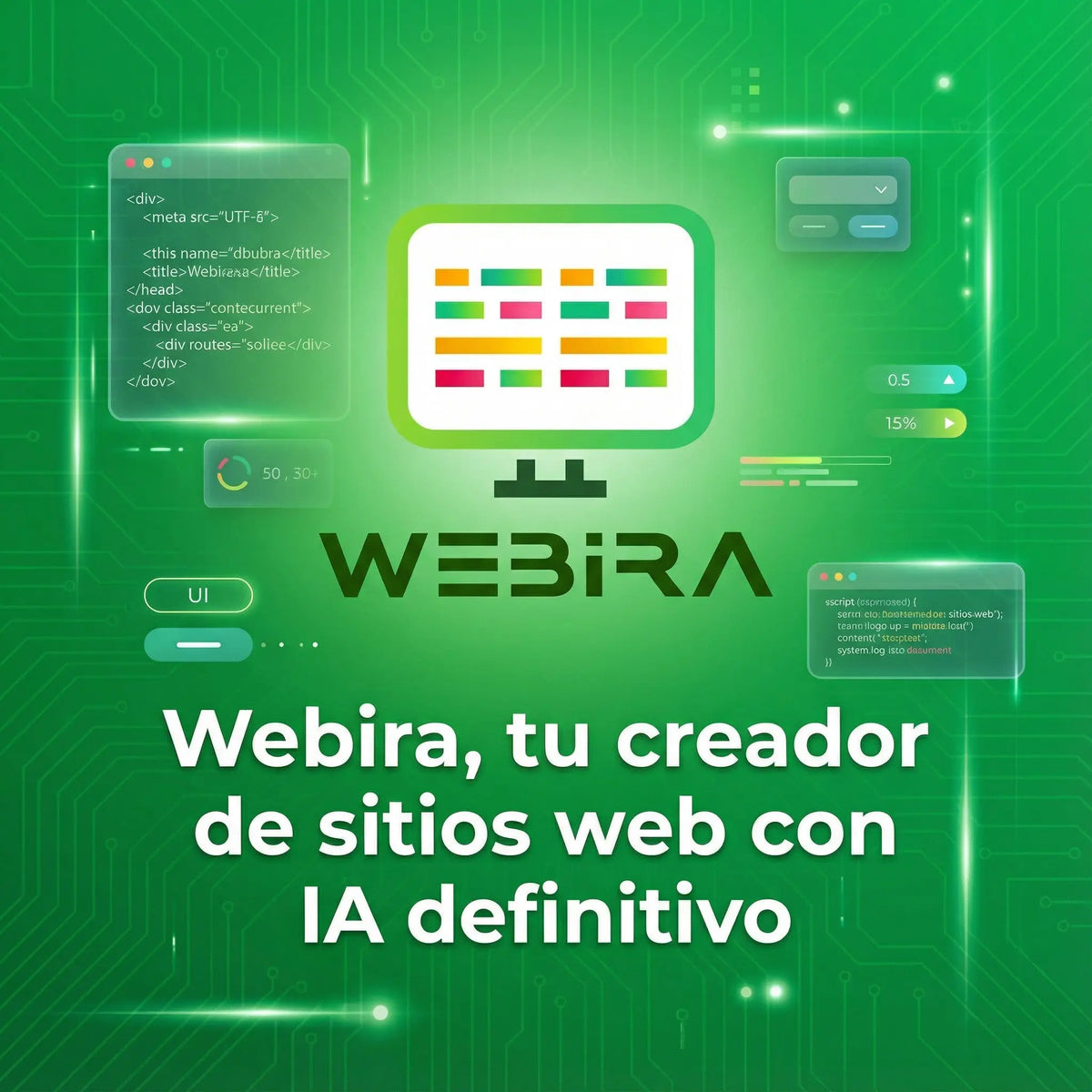 Creador de sitios web con IA