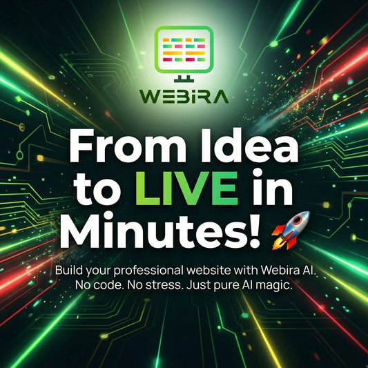Webira AI-powered website builder